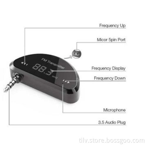 Favorites Compare USB Smaller Powerful Mini Car FM Transmitter with Charger, for iPhone 5